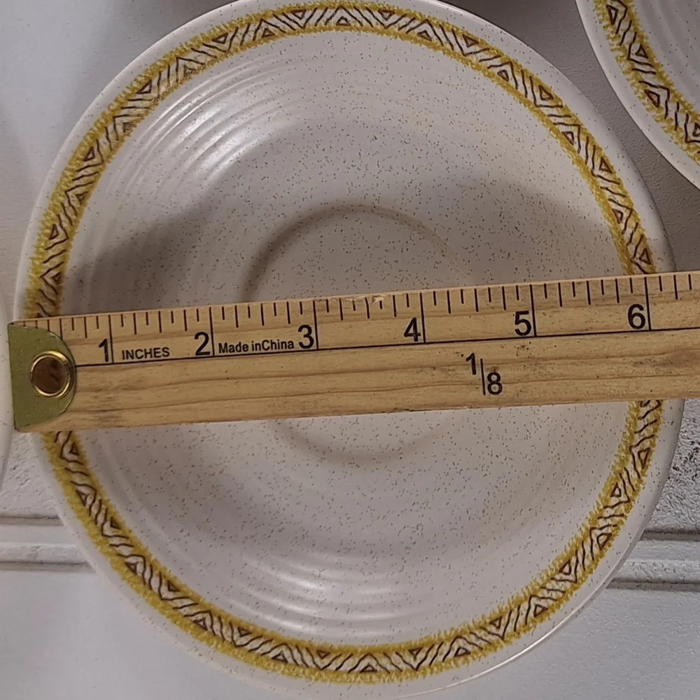 Lot of 5 Franciscan Hacienda Gold 6 1/2" Earthenware Bread / Dessert Plates  USA - Picture 7 of 9